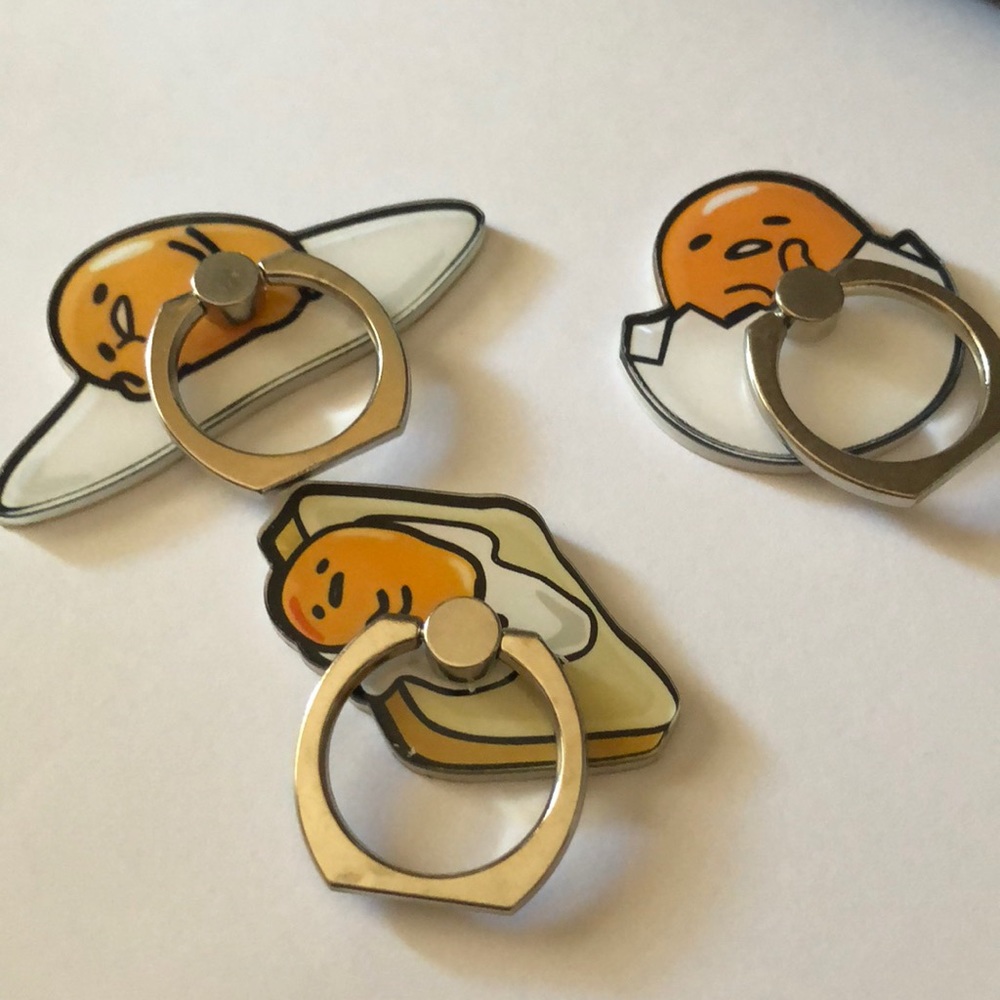 Gudetama Phone Holder Ring Bundle